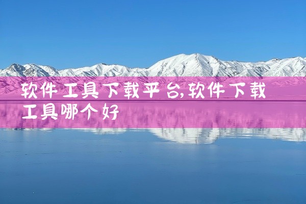 软件工具下载平台